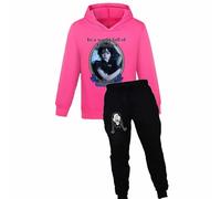 DROLA Mercredi Addams Pull et Pantalon 2pcs Set,Enfants Sweat à Capuche Casual Unisexe pour l'automne et l'hiver vêtements de Costume en Vrac