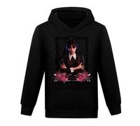 drola Mercredi Addams TV Series Merch Hoodie Cotton Fashion Summer Tops Manches Longues pour Enfants garçons et Filles