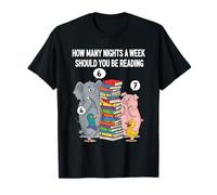 Drôle 6 ou 7 Nuits lisant l'humour Animal T-Shirt
