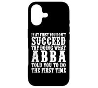 Drôle Abba Nom Prénom Drôle Abba Anniversaire Blague Cadeaux Coque pour iPhone 17