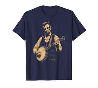 Drôle Abraham Lincoln Banjo Player Folk Americana Music T-Shirt