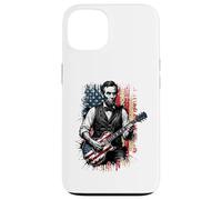 Drôle Abraham Lincoln Jouant de la Guitare électrique Coque pour iPhone 13