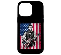 Drôle Abraham Lincoln Jouant de la Guitare électrique Coque pour iPhone 14 Pro Max