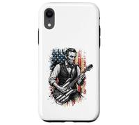 Drôle Abraham Lincoln Jouant de la Guitare électrique Coque pour iPhone XR