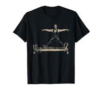 Drôle Abraham Lincoln Pilates Reformer Workout Art T-Shirt