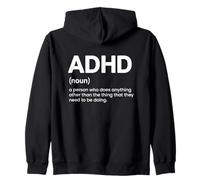 Drôle Adhd Noun Sweat à Capuche