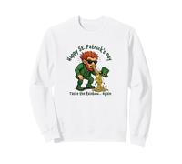 Drôle Adulte Hungover Leprechaun Taste The Rainbow Again Sweatshirt
