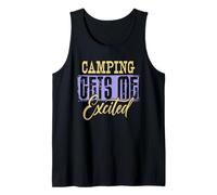 Drôle Amoureux de la Nature Camp Aventure Camping Débardeur