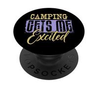 Drôle Amoureux de la Nature Camp Aventure Camping PopSockets PopGrip Adhésif