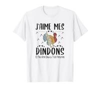 Drôle Animaux Dindon Retro Vintage - J'aime mes Dindons T-Shirt
