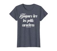 Drôle Annonce Grossesse Grand Parents Original Future Maman T-Shirt, Femme, Bleu Chiné, M