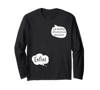 Drôle Annonce Grossesse J'Ai Quelque Chose à Vous annoncer Manche Longue