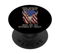 Drôle Anti-libéral réveillé Conservateur PopSockets PopGrip Adhésif