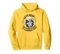 Drôle Antisocial Squelette Peace Sign No Drama Skull Sweat à Capuche