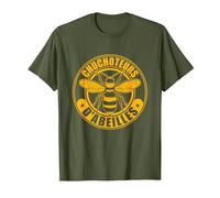 Drôle Apicultrice Chuchoteurs D'abeilles Apiculteur T-Shirt, Homme, Olive, L