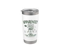 Drôle apparemment, j'aime jardinier Gobelet isotherme en acier inoxydable double paroi