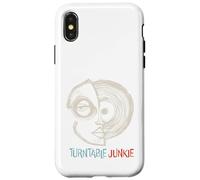 Drôle Audiophile Pun Turntable Junkie pour Les Amateurs de disques vinyles Coque pour iPhone X/XS