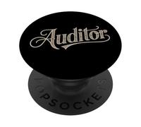 Drôle Auditeur Dire Humour Comptabilité Professionnel Femmes Hommes PopSockets PopGrip Adhésif