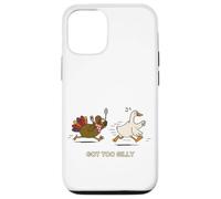 Drôle Automne Automne Turquie Chasing Scared Got to Silly Coque pour iPhone 12/12 Pro