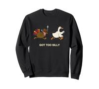 Drôle Automne Automne Turquie Chasing Scared Got to Silly Sweatshirt