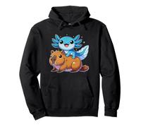Drôle Axolotl et Capybara mignon animal kawaii Sweat à Capuche