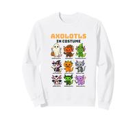 Drôle Axolotl Sorcière Squelette Vampire Exotique Animal Lover Sweatshirt
