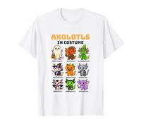 Drôle Axolotl Sorcière Squelette Vampire Exotique Animal Lover T-Shirt