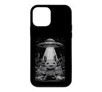 Drôle Axolotl UFO avec projecteur Sarcastique Coque pour iPhone 12 Mini