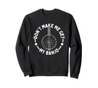 Drôle Banjo Bluegrass Musicien Banjo Musicien Sweatshirt
