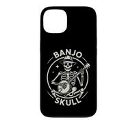 Drôle Banjo Crâne Dire Squelette Musicien Coque pour iPhone 13