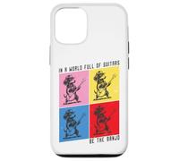 Drôle Banjo-Instrument Dachshund-Dog Chien Joueur de Banjo Coque pour iPhone 12/12 Pro