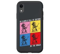 Drôle Banjo-Instrument Dachshund-Dog Chien Joueur de Banjo Coque pour iPhone XR