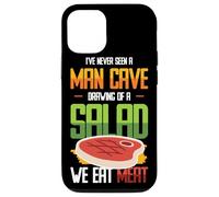 Drôle BBQ Viande Steak Grill Humour Homme Shirt Coque pour iPhone 12/12 Pro