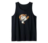 Drôle Beagle Dog Karaté Kick Fighting Champion Débardeur
