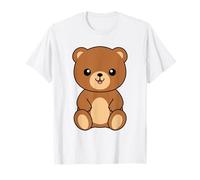 Drôle bébé Ours minimaliste mignon simple petit nounours T-Shirt