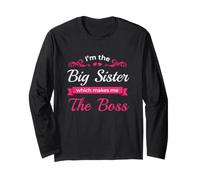 Drôle Big Sister Saying Which Makes The Boss Manche Longue