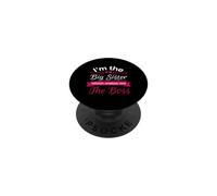 Drôle Big Sister Saying Which Makes The Boss PopSockets PopGrip Adhésif