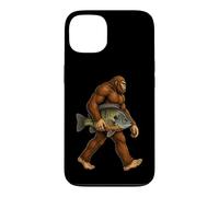 Drôle Bigfoot Bass Fish Sasquatch Fishing Art Illustration Coque pour iPhone 13