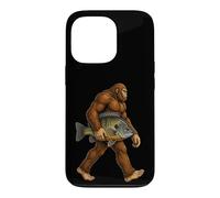Drôle Bigfoot Bass Fish Sasquatch Fishing Art Illustration Coque pour iPhone 13 Pro