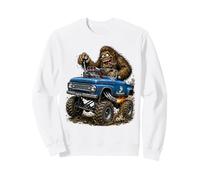 Drôle Bigfoot Camion Tout-Terrain Sasquatch Vintage 4x4 Cartoon Sweatshirt