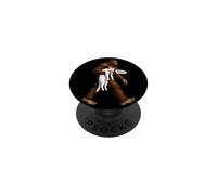Drôle Bigfoot Chat Blanc Meme Art Illustration PopSockets PopGrip Adhésif