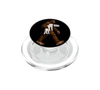 Drôle Bigfoot Chat Blanc Meme Art Illustration PopSockets PopGrip pour MagSafe