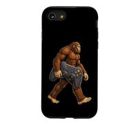 Drôle Bigfoot Gamer Controller Sasquatch Gaming Illustration Coque pour iPhone SE (2020) / 7/8