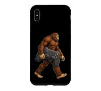 Drôle Bigfoot Gamer Controller Sasquatch Gaming Illustration Coque pour iPhone XS Max