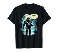 Drôle Bigfoot Moonlight Scene - I Was Never Here T-Shirt