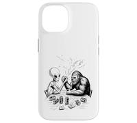 Drôle Bigfoot Sasquatch et Alien Arm Wrestling & Beer Coque pour iPhone 14