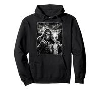 Drôle Bigfoot Selfie Rock on UFO Sasquatch Sweat à Capuche