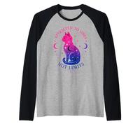 Drôle Bisexuel Bi Pride Attiré par Les Vibrations Manche Raglan