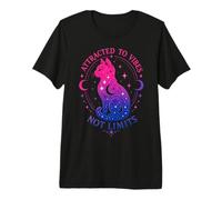 Drôle Bisexuel Bi Pride Attiré par Les Vibrations T-Shirt Haut de Gamme