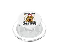 Drôle Bitcoin Crypto Bitcoin Noël PopSockets PopGrip pour MagSafe